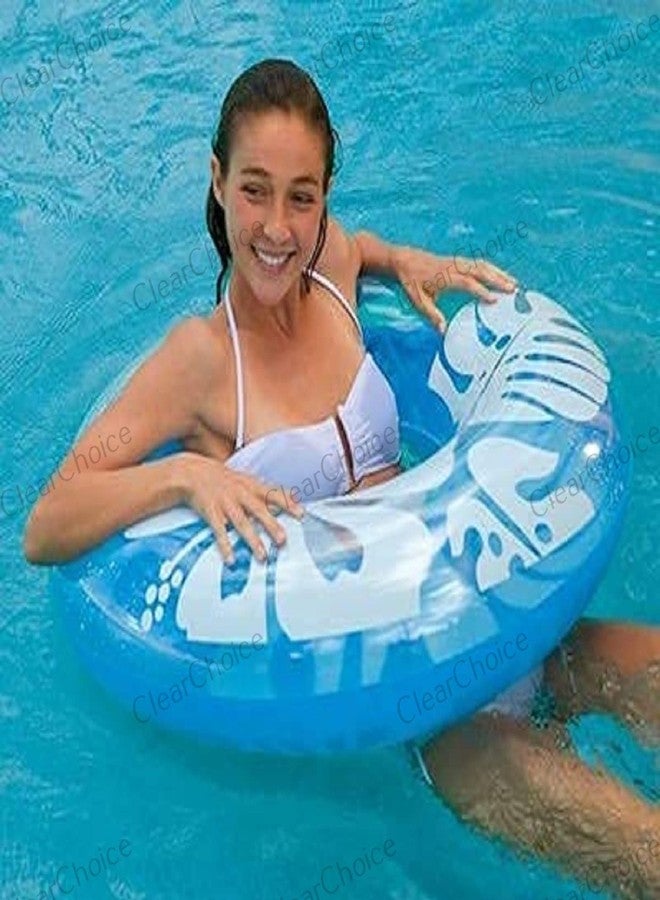 ClearChoice:- Printed Adult Swim Ring Swimming Pool Ring Tube(9 + Years Up)(Multi Color)(Size -36''inch)(1 PIS) - Image 4